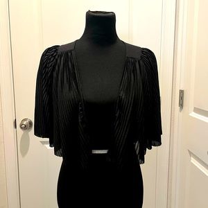 Pleated Cardigan NWT